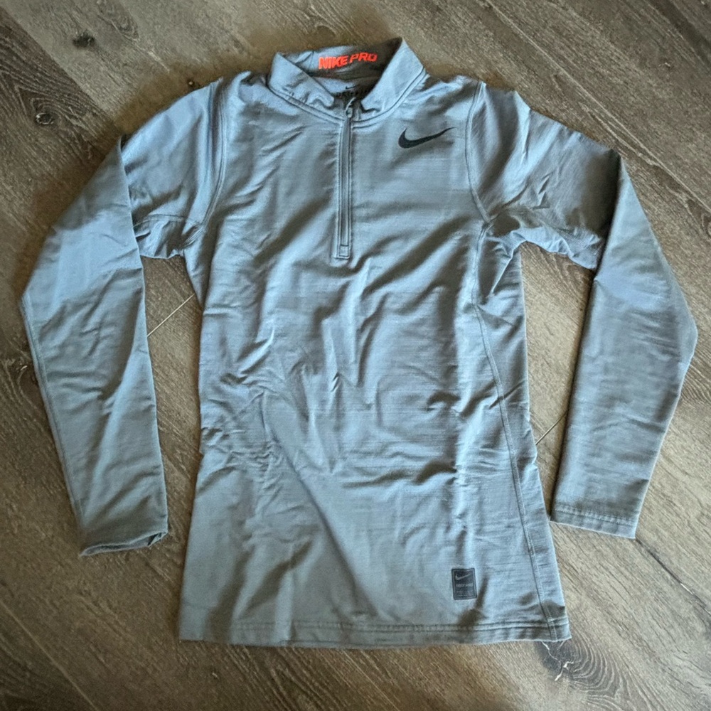 Nike Pro Combat fitted quarter zip